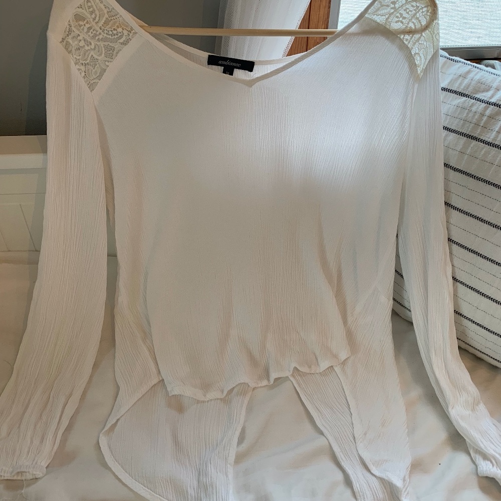 White Floey Blouse